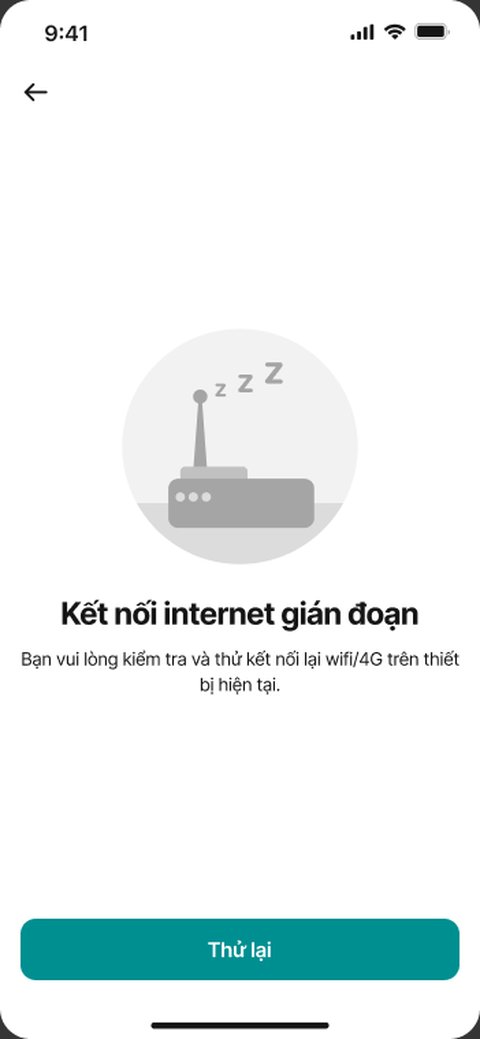 Mất kết nối internet